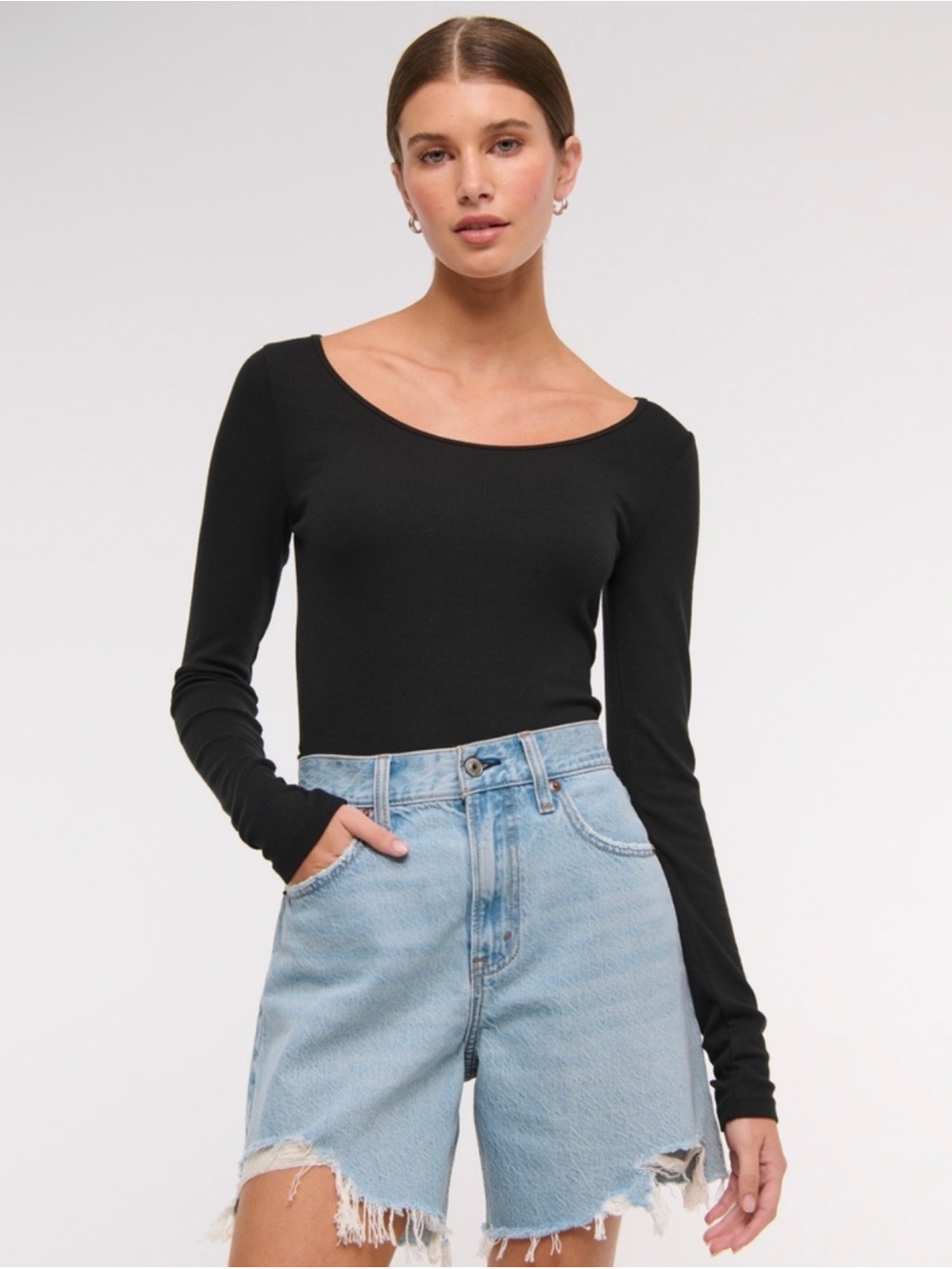 Abercrombie & Fitch High Rise Loose Short